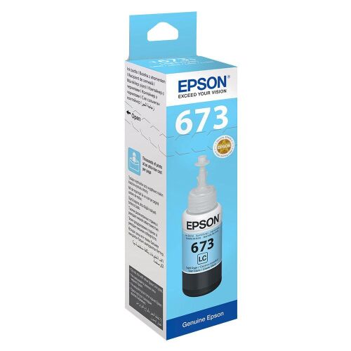 Epson T6735 Light Cyan Açık Mavi Şişe Mürekkep T67354A - EPSON