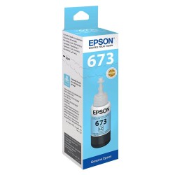 Epson T6735 Light Cyan Açık Mavi Şişe Mürekkep T67354A - 1