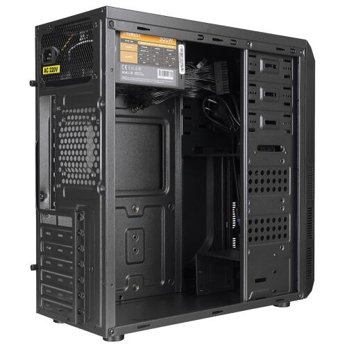 Everest 318B 300W Peak Siyah Metal Panel ATX Mid-T PC Kasası - EVEREST (1)