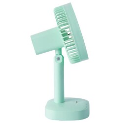 Everest EFN-510 Yeşil- Sarı 1200mAh 5 İnç 3 Hız Kademeli Dönebilen Masaüstü Usb Fan - 1