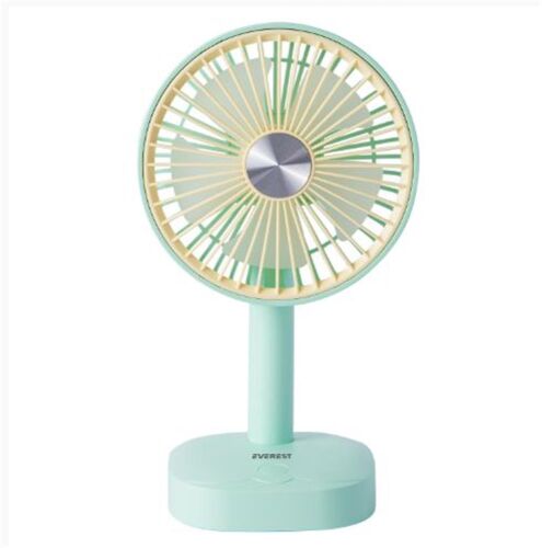 Everest EFN-510 Yeşil- Sarı 1200mAh 5 İnç 3 Hız Kademeli Dönebilen Masaüstü Usb Fan - EVEREST (1)