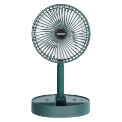 Everest EFN-605 Masaüstü Şarj Edilebilir Yeşil 800mAh Usb Fan - 2