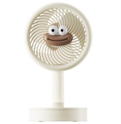 Everest EFN14 Krem 1200mAh 3 Hız Kademeli Masaüstü USB Fan - 2