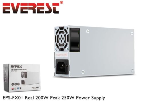 Everest EPS-FX01 Real 200w Peak 250w Slim Power Güç Kaynağı - EVEREST