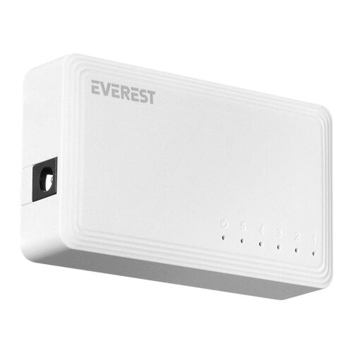 Everest EVERLINK ESW-515G 5 Port 10-100-1000Mbps Gigabit Ethernet Masaüstü Ethernet Switch Hub - EVEREST (1)