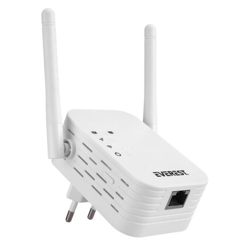 EVEREST EWR-N302, 300Mbps, 2,4Ghz, WPS Butonu, 1Port LAN/WAN, Menzil Genişletici - Everest