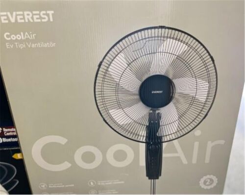 Everest Fan11 CoolAir Siyah-Gri 45w 5 Kanat 3 Kademe 1200RPM - EVEREST (1)
