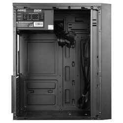 Everest K310 Peak 350W SMD PSU 2-USB2.0+HD Audio Mid-Tower Kompakt Tasarım ATX PC Kasası - 1