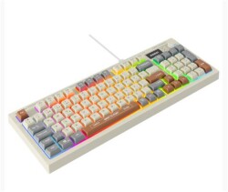 Everest KB-79 SILENT PRO Gri-Gri Mavi-Kahve SESSİZ RGB Q Membrane Oyuncu Klavyesi - 1