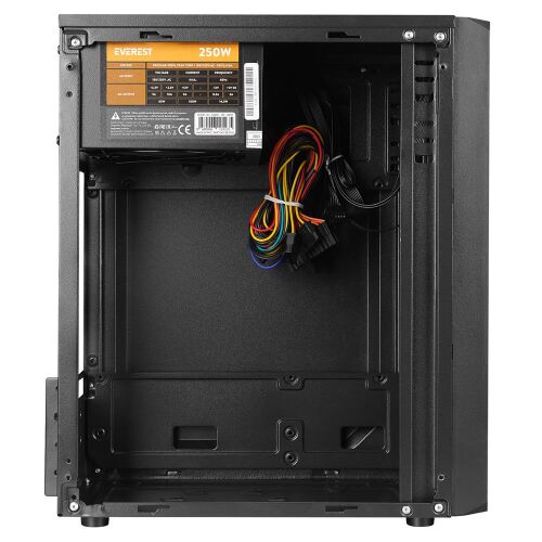 Everest SABER RGB Led Şeritli Peak 250W Akrilik Yan Panel M-ATX Mini-T Gaming Oyuncu Kasası - 1