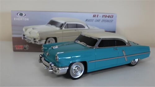 EVERTON RT-1940 Mavi Bluetooth Fm-Usb-Tf-Aux Şarjlı Nostaljik Radyo - EVERTON