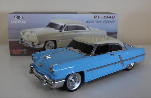 EVERTON RT-1940 Mavi Bluetooth Fm-Usb-Tf-Aux Şarjlı Nostaljik Radyo - EVERTON (1)