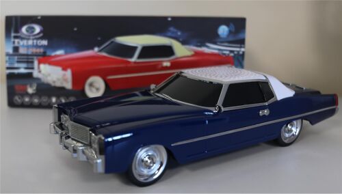 EVERTON RT-1941 Lacivert Arabalı Bluetooth Fm-Usb-Tf-Aux Şarjlı Nostaljik Radyo - EVERTON (1)