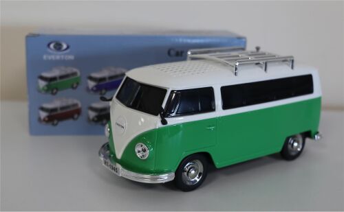 EVERTON RT-1945 Yeşil Arabalı Bluetooth Fm-Usb-Tf-Aux Şarjlı Nostaljik Radyo - 2