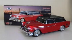 EVERTON RT-1952 Kırmızı Bluetooth Fm-Usb-Tf-Aux Şarjlı Nostaljik Radyo - 2