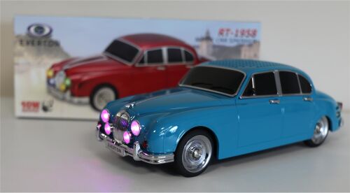 EVERTON RT-1958 Zümrüt Yeşil (Emerald) Arabalı Bluetooth Fm-Usb-Tf-Aux Şarjlı Nostaljik Radyo - 1