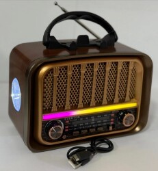 Everton RT-676 Bluetooth (rgb) Fenerli Usb-Micro Sd Nostaljik Radyo - 1