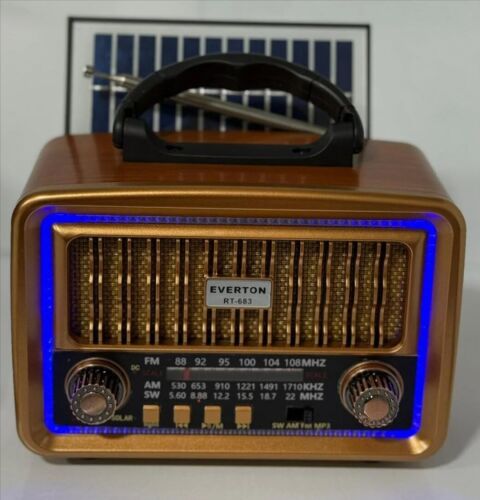Everton RT-683 Bluetooth Usb-Micro Sd Nostaljik Radyo - 1