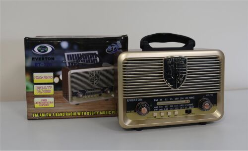 Everton RT-720 Bluetooth-USB-SD-FM Nostaljik Radyo - 2