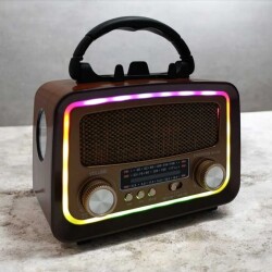 Everton RT-730 Bluetooth Usb-Micro Sd Saatli Nostaljik Radyo - 1