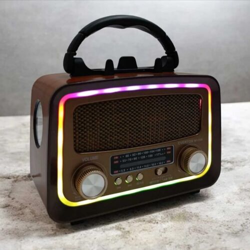 Everton RT-730 Bluetooth Usb-Micro Sd Saatli Nostaljik Radyo - 1