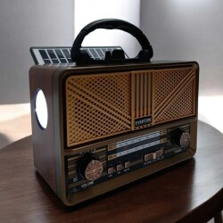 Everton RT-773 Bluetooth Usb-Micro Sd Solarlı Nostaljik Radyo - 1