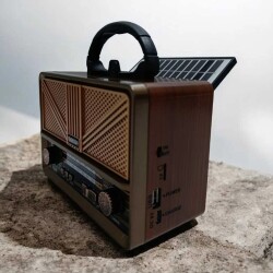 Everton RT-773 Bluetooth Usb-Micro Sd Solarlı Nostaljik Radyo - 2