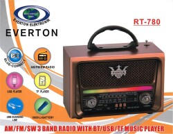 Everton RT-780 Bluetooth-USB-SD-FM Nostaljik Radyo - 1