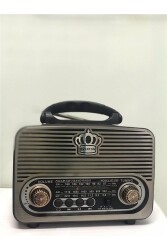 Everton Rt-830 Güneş Enerjili Panelli Bluetooth Fm-usb-Tf Card-Aux Nostaljik Radyo - 1