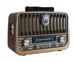 Everton Rt-878 Bluetooth (El Feneri) Fm-Usb-Tf-Aux Şarjlı Nostaljik Radyo - 1