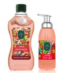 Eyüp Sabri Tuncer 1,5 lt+500 ml Amber Doğal Zeytinyağlı Köpük Sabun - 1