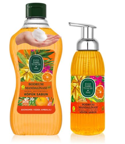 Eyüp Sabri Tuncer 1,5 lt+500 ml Bodrum Mandalina Köpük Sabun - EYÜP SABRİ TUNCER