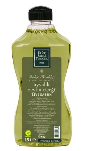 Eyüp Sabri Tuncer 1,5lt Ayvalık Zeytin Çiçeği Sıvı Sabun Doğal Zeytinyağlı - EYÜP SABRİ TUNCER