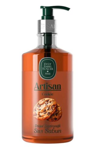 Eyüp Sabri Tuncer Artisan Cookie 600ml Doğal Zeytinyağlı Sıvı Sabun - EYÜP SABRİ TUNCER