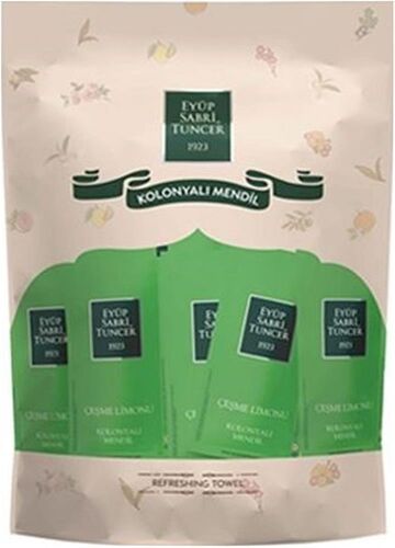 Eyüp Sabri Tuncer Çeşme Limonu Kolonyalı Mendil 150'li Paket - EYÜP SABRİ TUNCER