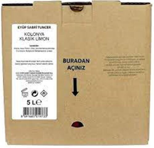 Eyüp Sabri Tuncer 5lt Limon Kolonyası (5lt Bag IN Box Endüstriyel) - 1