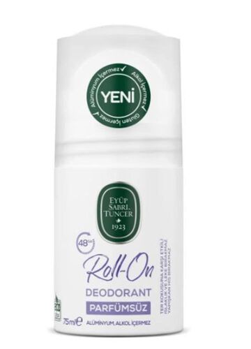 Eyüp Sabri Tuncer Roll-on Deodorant -Parfümsüz 75ml - EYÜP SABRİ TUNCER