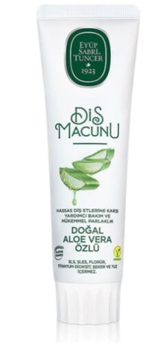 Eyüp Sabri TuncerDoğal Aloe Vera Özlü Diş Macunu 90 ml - EYÜP SABRİ TUNCER