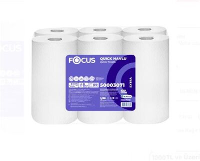 Focus 50003071 Extra Jumbo Hareketli Havlu 130 Metre 1x6 - 1