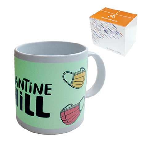 Fosforlu Porselen Beyaz Kupa - Kutulu - 3