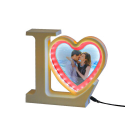 Fotoğraflı Love Sihirli Ayna - 3