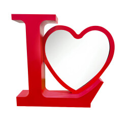 Fotoğraflı Love Sihirli Ayna - 11