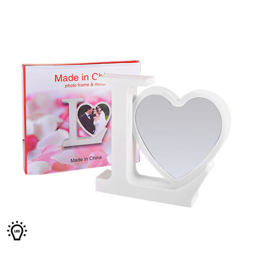 Fotoğraflı Love Sihirli Ayna - OFİSOMİ-T