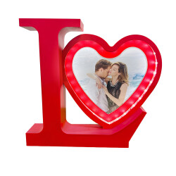 Fotoğraflı Love Sihirli Ayna - 15