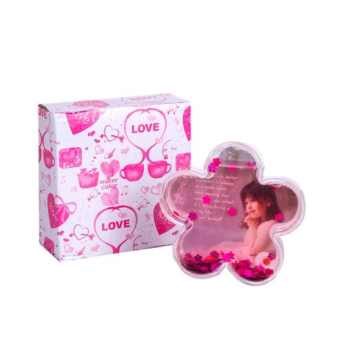 Fotoğraflı Papatya Kar Küresi - OFİSOMİ-T