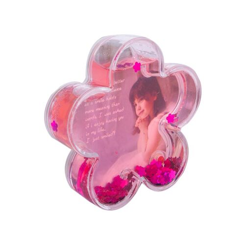 Fotoğraflı Papatya Kar Küresi - OFİSOMİ-T (1)