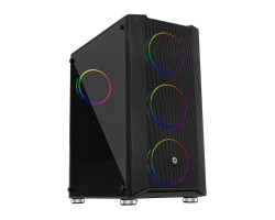 Frisby FC-9405G PANDA Gaming Kasa (Double Slim Ring RGB Fan + 650W 80+) - 1