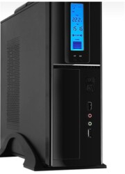 Frisby FC-S6040B USB 300W Matx Slim Tower Kulplu Kasa - Dijital Gösterge - 1