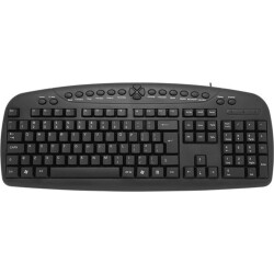 Frisby FK-130EU İngilizce Q Usb Kablolu Siyah Klavye - 1