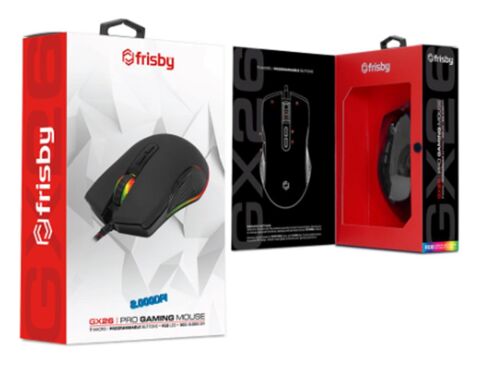Frisby FM-G3350K RGB GX26 Kablolu Gaming Mouse 8000Dpı 7 Macro Progranabilir Button - FRİSBY (1)